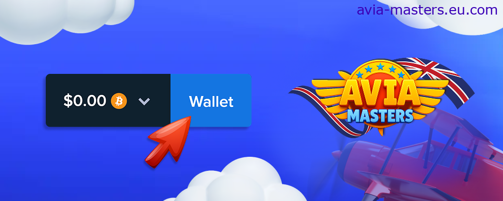 Top up your balance to play Avia masters for Real money